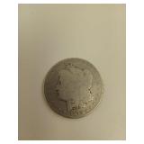 1878 Morgan silver dollar