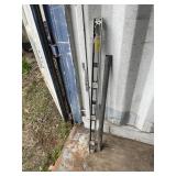 4 ft level, 3 ft piece of pipe