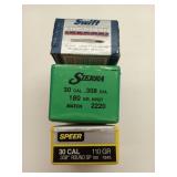 155 ct 30 cal bullets