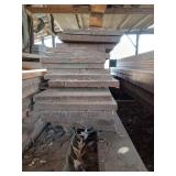 18 rough cut oak? boards 7/8" x 11 1/2" x 109"