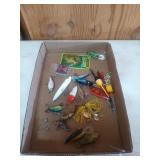 Assorted fishing lures