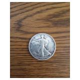 1945 Walking Liberty Dollar