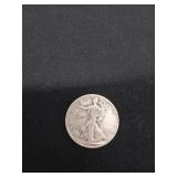 1944 Walking Liberty silver half dollar