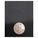 1943 Walking Liberty silver half dollar