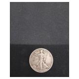 1944 Walking Liberty silver half dollar