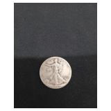 1941 Walking Liberty silver half dollar
