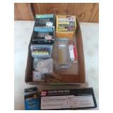 Assorted screws nails and staples