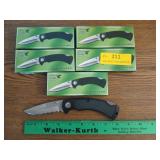 5 ct park ranger II folding knives 3" blade, new