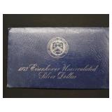 1973 Eisenhower uncirculated silver dollar