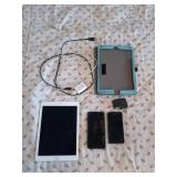 Apple iPad model A1566, untested, with case & 2