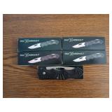 5 ct pocket knives 2.5" blade, new