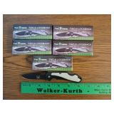 5 ct pocket knives, new