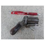 19th century Belgian double action pinfire