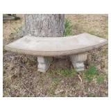 Concrete bench 16x50x14