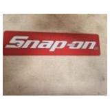 4 inch by 16 in Snap-on metal sign