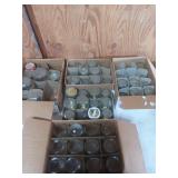 Five boxes of assorted canning jars