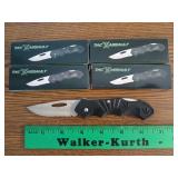 4 ct Tac Assault pocket knives 2.5" blade, new