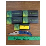 5 ct Tac Assault pocket knives 2.75" blade, new