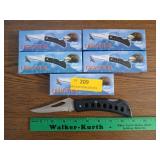 5 ct Eagle eye III folding knives 3.5" blade, new