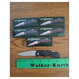 5 ct Tac Xtreme pocket knives 2.5" blade, new