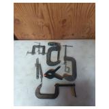 Clamps of various sizes and models