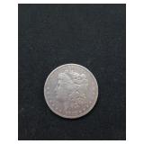 1882 S Morgan silver dollar