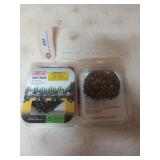 Set of two Oregon chainsaw blades, one is new