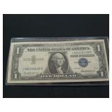 1957 silver certificate dollar bill