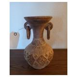Pottery vase 11"
