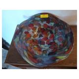 Beautiful glass bowl 17x6