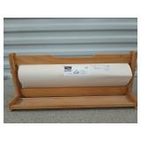 Wooden Ikea stand of sketch / craft paper