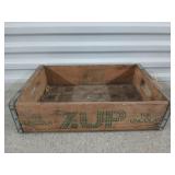 Wooden 7Up soda crate