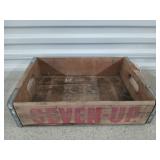 Wooden 7Up soda crate