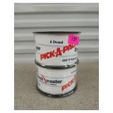 2 pack of 6 strand poly tape, 660 ft each roll