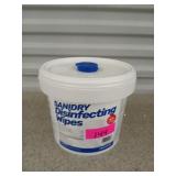 Tub of 300 ct disinfecting wipes