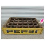 Wooden Pepsi soda crate