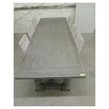 Large dining table w/ 6 chairs 30x38x108