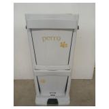 Plastic pet food storage system 34x16x12