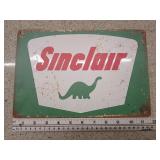 Metal Sinclair sign 8x12