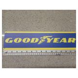 Metal Goodyear sign 4 x 16