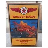 ERTL wings of Texaco 1929 Curtiss Robin airplane,