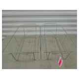 2 Sterno serving stands