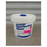 Tub of 300 ct disinfecting wipes