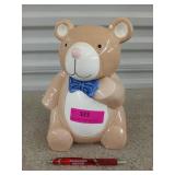 Bear cookie jar 9"
