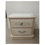 2 drawer nightstand 24x24x18