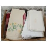 Box of linens