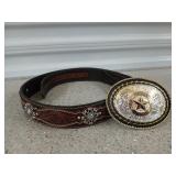 Ariat Western belt size 40, Montana Silversmith