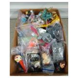 Asst kids meal toys, PEZ dispenser, assorted toys
