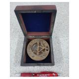 Hat on Garden London compass treasure finding