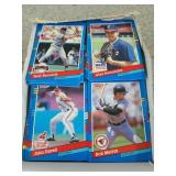 Opened box of 1991 Donruss baseball cards, 400+